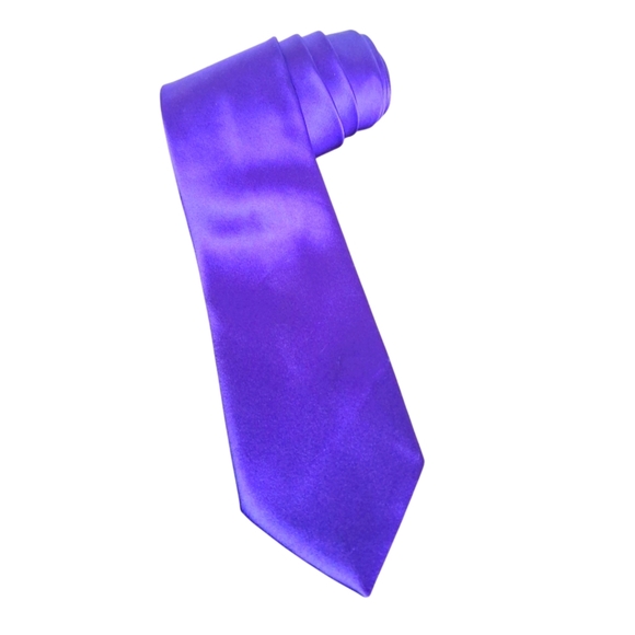 Geoffrey Beene Vibrant Purple Neck Tie - Picture 1 of 5